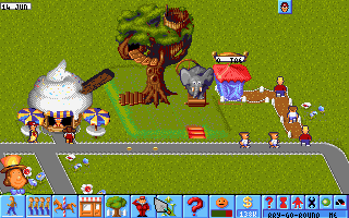 Theme Park screenshot 3 for Sega Mega Drive